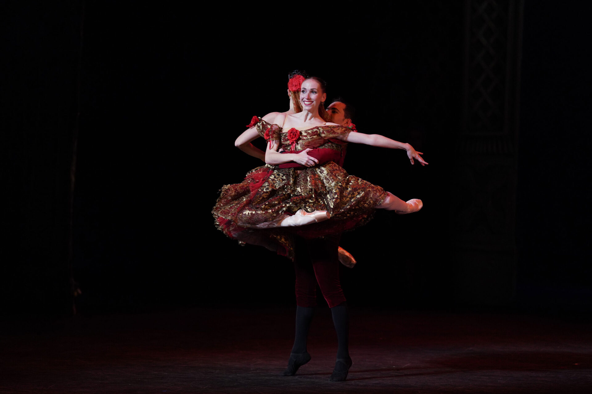 Georgia Bould in the Spanish Dance in Nutcracker © Isabella Turolla